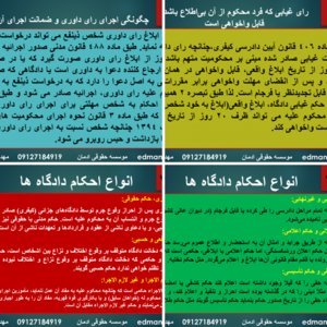 نکات حقوقی آیین دادرسی